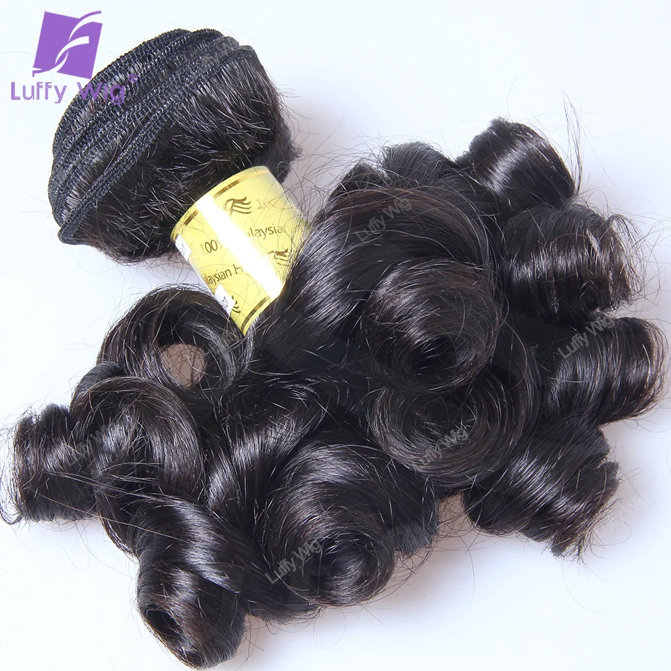 Bouncy Curly Human Hair Bundles Burmese Double Drawn Remy Hair Weave Weft Funmi Curly Hair Extensions For Black Women Luffywig