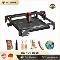 ACMER P1 S Pro Laser Engraver 10-20W Ultra-thin Laser Cutting Engraving Machine WIFI APP Control For Acrylic Wood Glass Ceramic