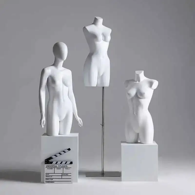 

Women's Female Clothing Store Underwear Half-length Mannequins Fake Human Body Swimsuit Bra Underwear Mannequins Display Stand