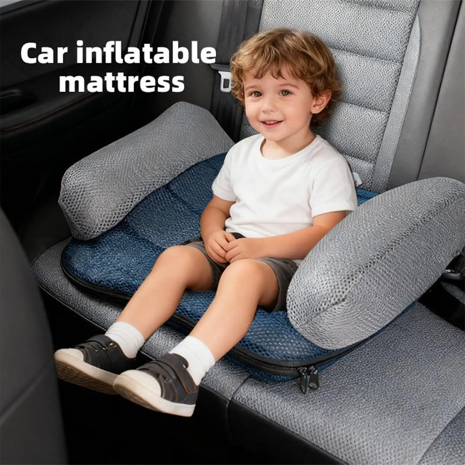 Inflatable Comfortable Car Cushion Car Seat Cushion For Height Waterproof Thick Improve Vision Short People Booster For Home