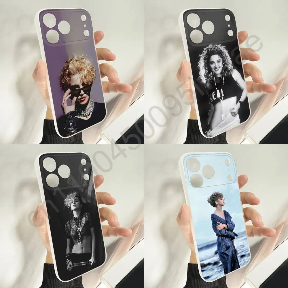 

Singer M-Madonna Phone Case For iPhone 11,16,15,14,13,17,12,Plus,E,Air,Mini,Pro,Max Magnetic Magsafe Soft Cover