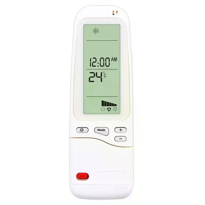 Control remoto de aire acondicionado RC-3/5 de repuesto para aire acondicionado Airwell/Electra, también compatible con RC-4 RC-7