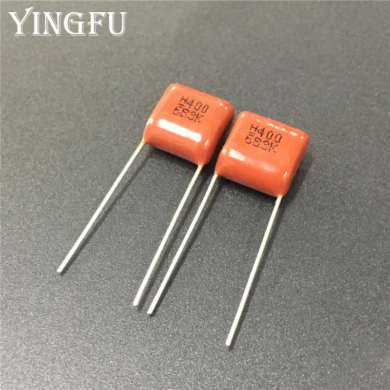 

10pcs CBB capacitor 683 400V 683K 0.068uF 68nF P10 CBB21 Metallized Polypropylene Film Capacitor