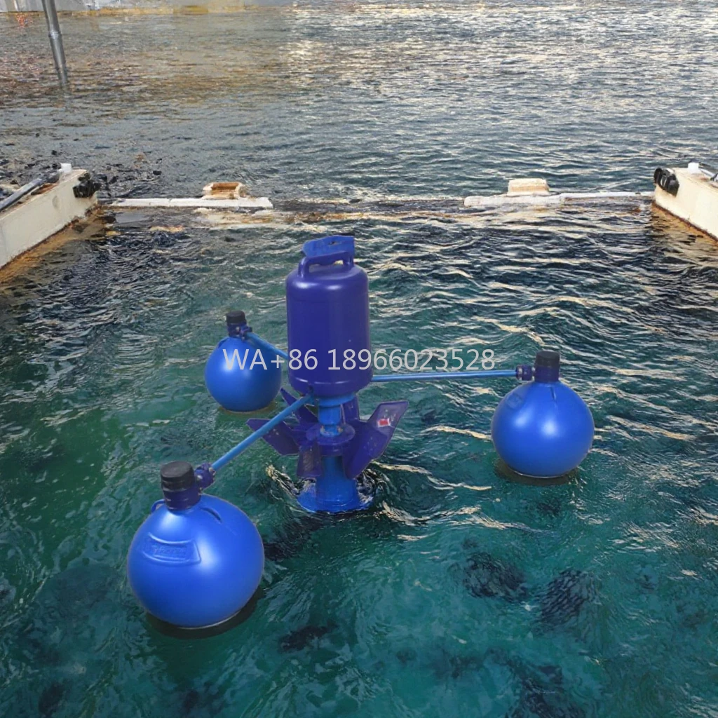 

s Core Motor Engine New Used Fish Pond Paddle Wheel Solar Powered Floating Pond Aerator Impeller Pump Permanent Magnet