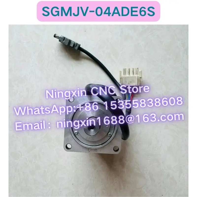 Used SGMJV-04ADE6S servo motor Functional test OK Fast delivery