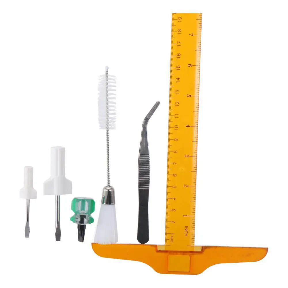 Metal Sewing Machine Cleaning Kit 12.5cm Overlock & Serger Service/Repair Tool Kit Flathead Cross Head Screwdrivers