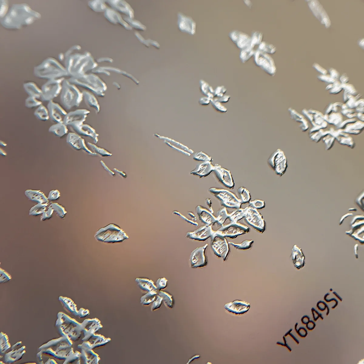 Gold-embossed Exquisite Floral Nail Stickers Simple  Fashionable Versatile Decorative Sticker Accessories DIY Nail Art Stickers