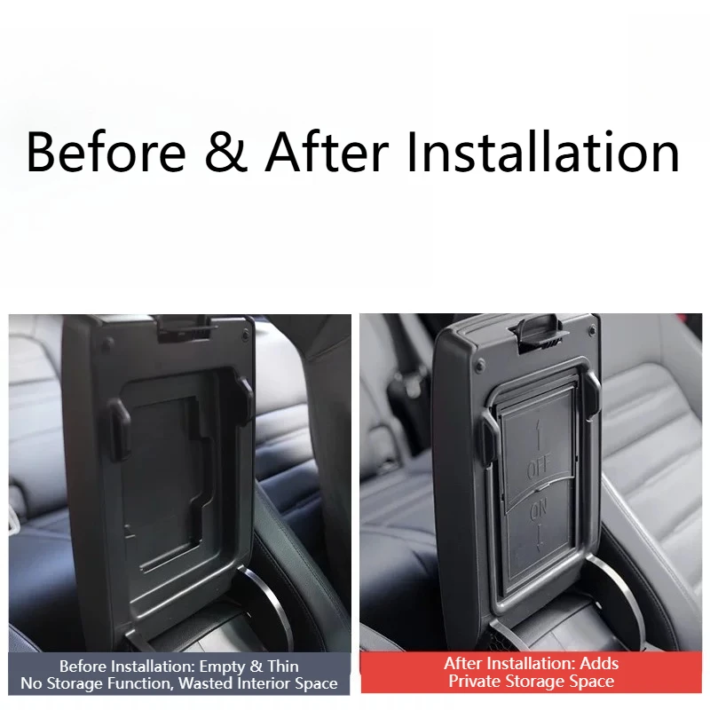For Honda CR-V/Breeze 2023-2026 Center Console Armrest Storage Box Hidden Privacy Tray Precise Fit Anti Scratch Interior Parts