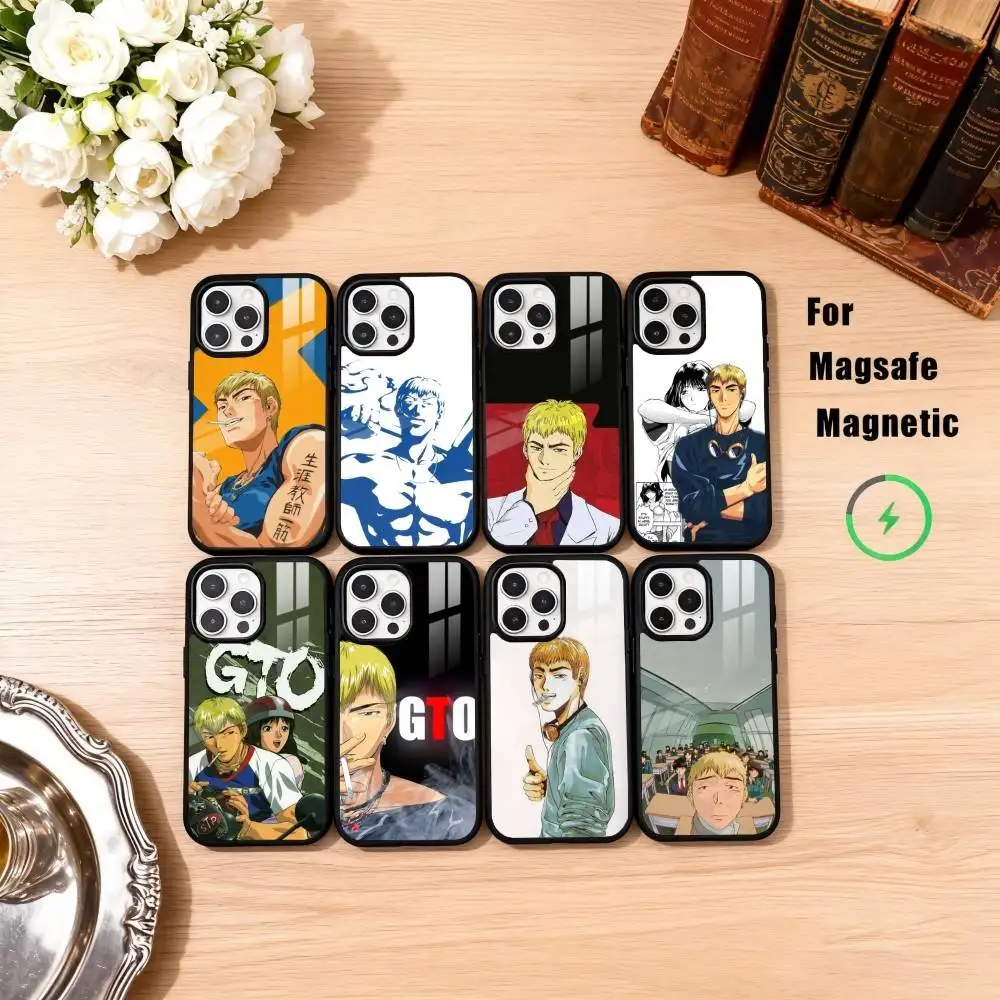 

A-Anime GTO-Onizuka T-Teacher (1) Phone Case For iPhone17,16,15,14,13,12,11 Plus,Pro Max Magnetic For Magsafe Wireless Charging