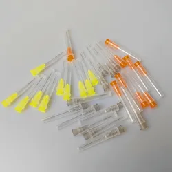 100Pcs Dental Endo Irrigation Needle Tip End-Closed Side Hole Endo Syringe Root Canal Washing Needle Tip