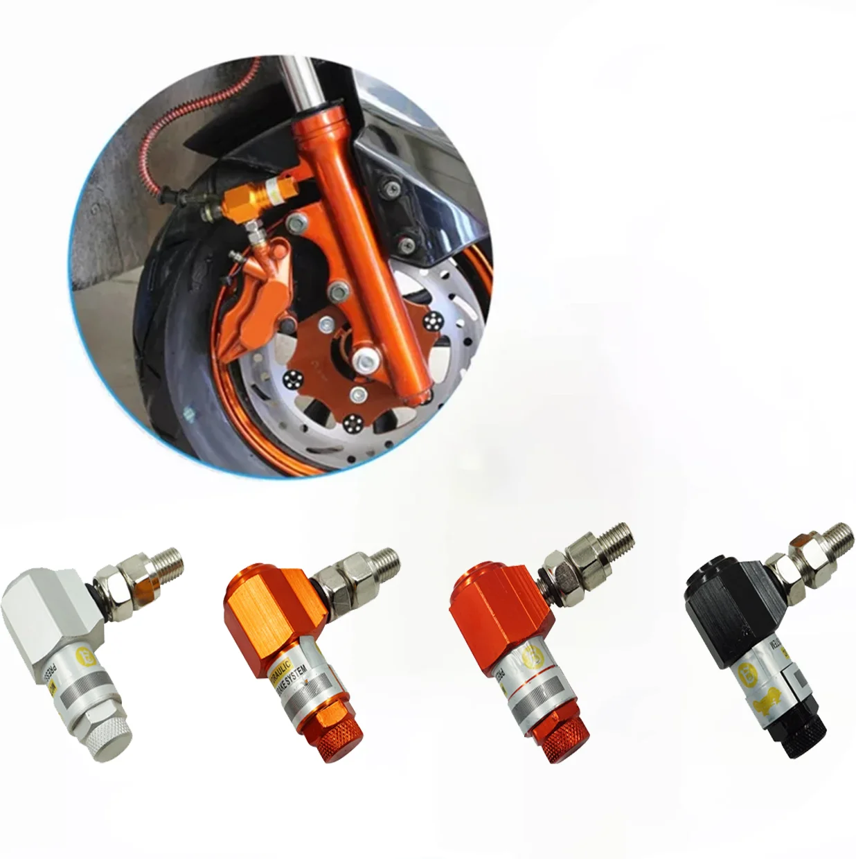 1PC Motorcycle ABS Anti-lock Braking System Brake Caliper Assist System Electric Vehicle Disc Brake Parts Small Anti Side Slip