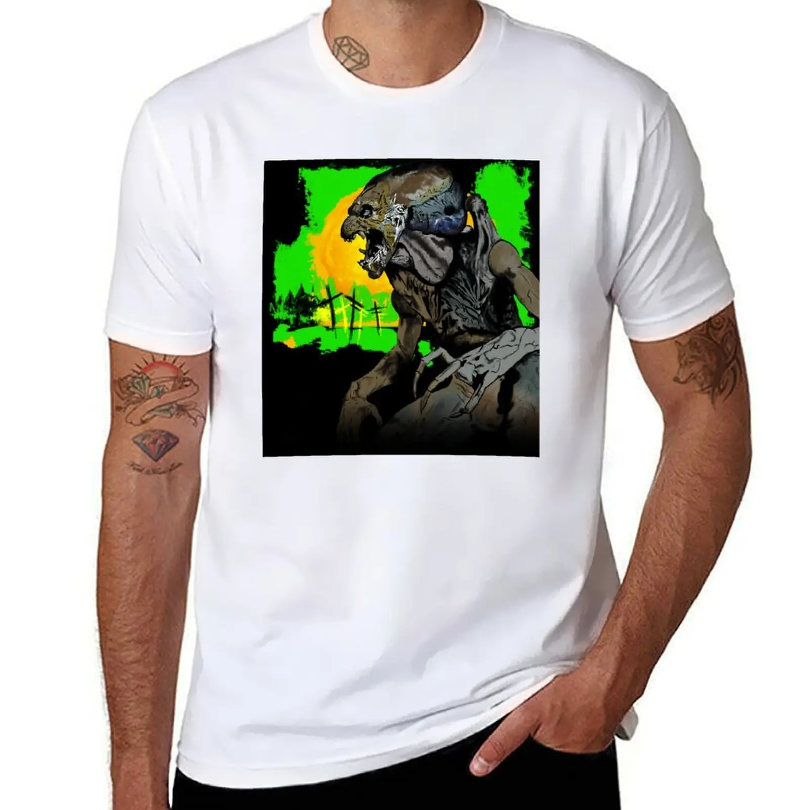 Pumpkinhead T-Shirt Industrial Work Tee Shirt