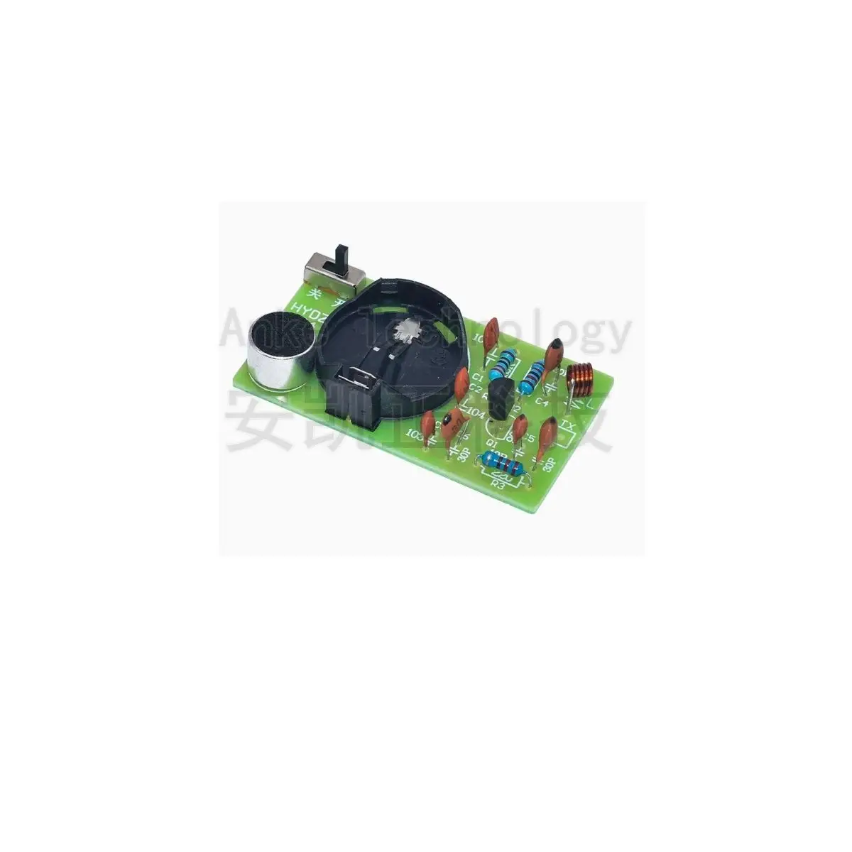 Simple FM Wireless Microphone Transmitter Kit, Electronic training and production components, frequency 88Mhz - 108Mhz