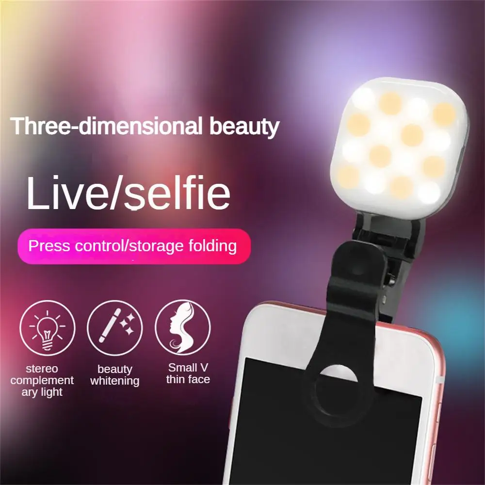 Beauty Fill Light 5v Profesjonalna pionowa przenośna wygodna elektronika użytkowa Led do telefonu komórkowego Selfie Light 1.5w Lampa wypełniająca