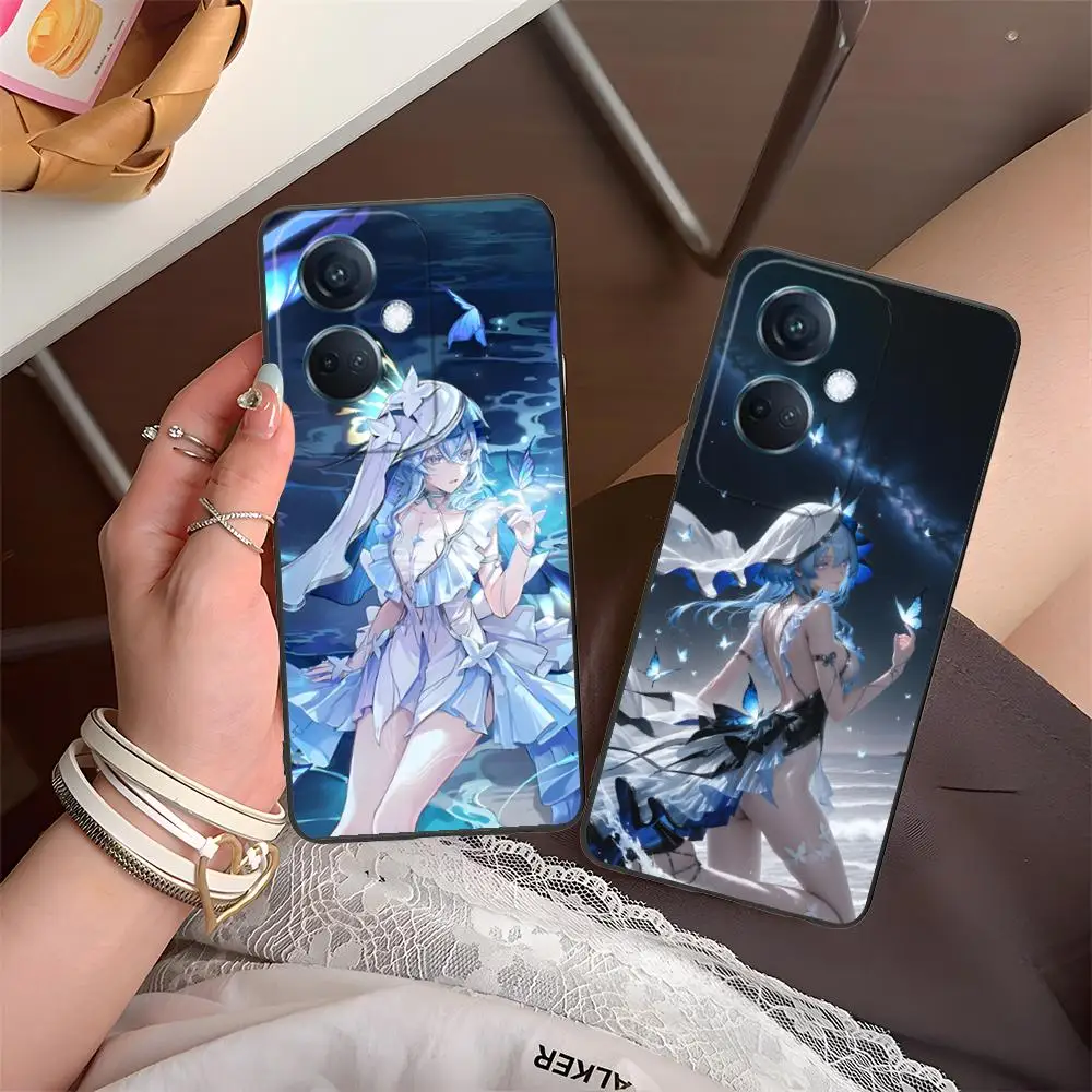 Wuthering موجات Shorekeeper جراب هاتف ل ممن لهم رينو 14 13 12 11 10 9 8 7 6 5 F T Pro 5G غطاء الطباعة الملونة غطاء فاخر #4