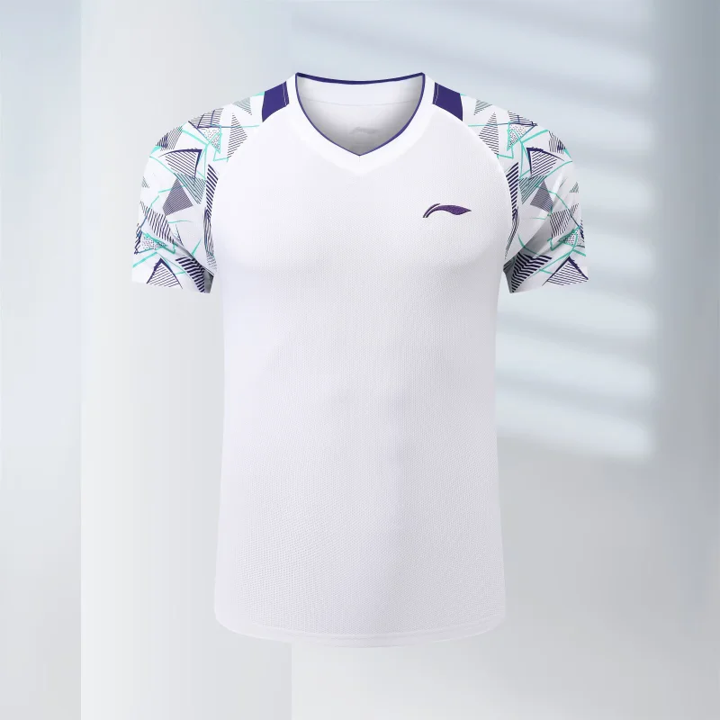 

New Badminton Tenni Table Tennis Sportswear Short-sleeved Training Suit Breathable Quick-drying Sweat-absorbent T-shirt Top