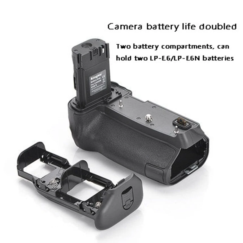 BG-E22 Handle Battery Box Suitable For Canon Camera Handle LPE6/E6N Battery EOS R Battery Box(US Plug)