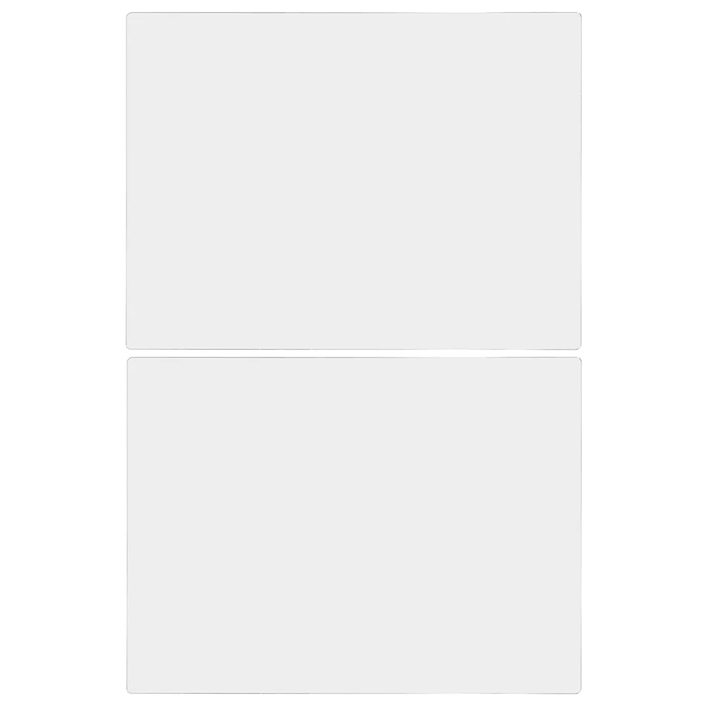 

2pcs Full-Length Dressing Self-Adhesive Acrylic Wall For Bedroom Living Room Decor Large Lightweight Unbreakable Mirror Sheet