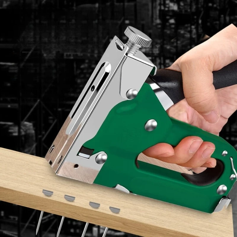 

Manual nail gun Woodworking special nail gun Wire slot Wood board code gun artifact Household, four-purpose nail