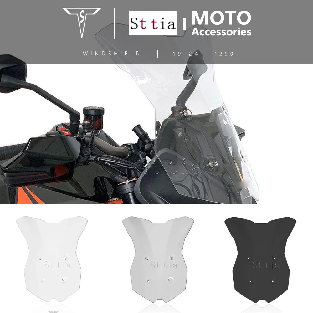 

For KTM 1290 SUPER DUKE 2019-2024 2023 1290 Super Duke GT New Motorcycle Touring Sports Windscreen Windshield Visor Deflector