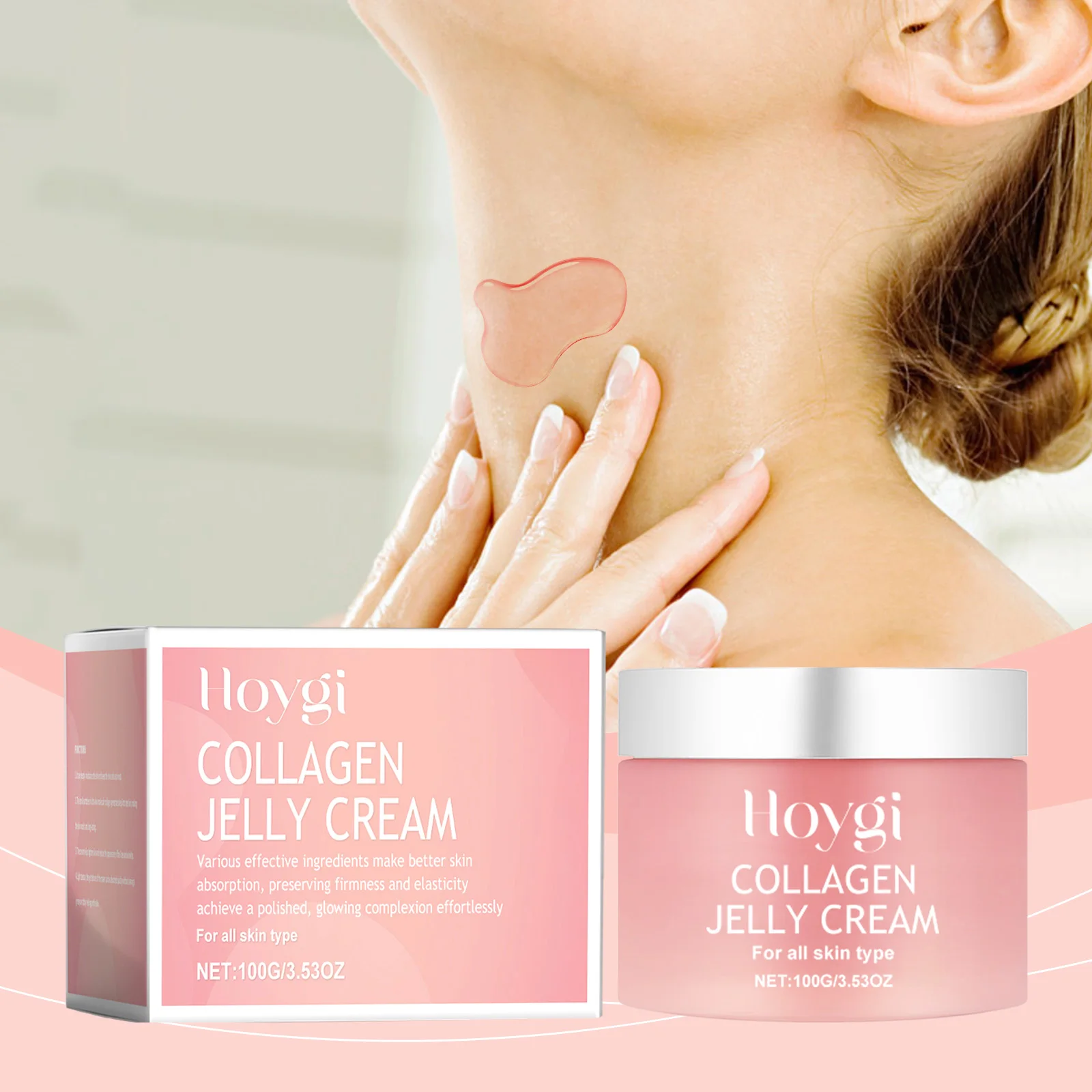 Collagen Jelly Face Cream Soft SPA Nourishing Moisturizing Shrinks Pores Remove Comedones Jelly Essences Beauty Korean Skin Care