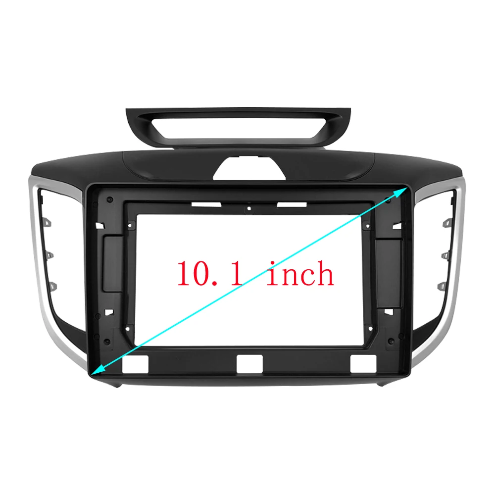 Car Audio Fascia Frame Adapter For Hyundai IX25 Creta 2014-2019 9/10.1 inch Big Screen 2DIN Dash Fitting Panel Frame Kit