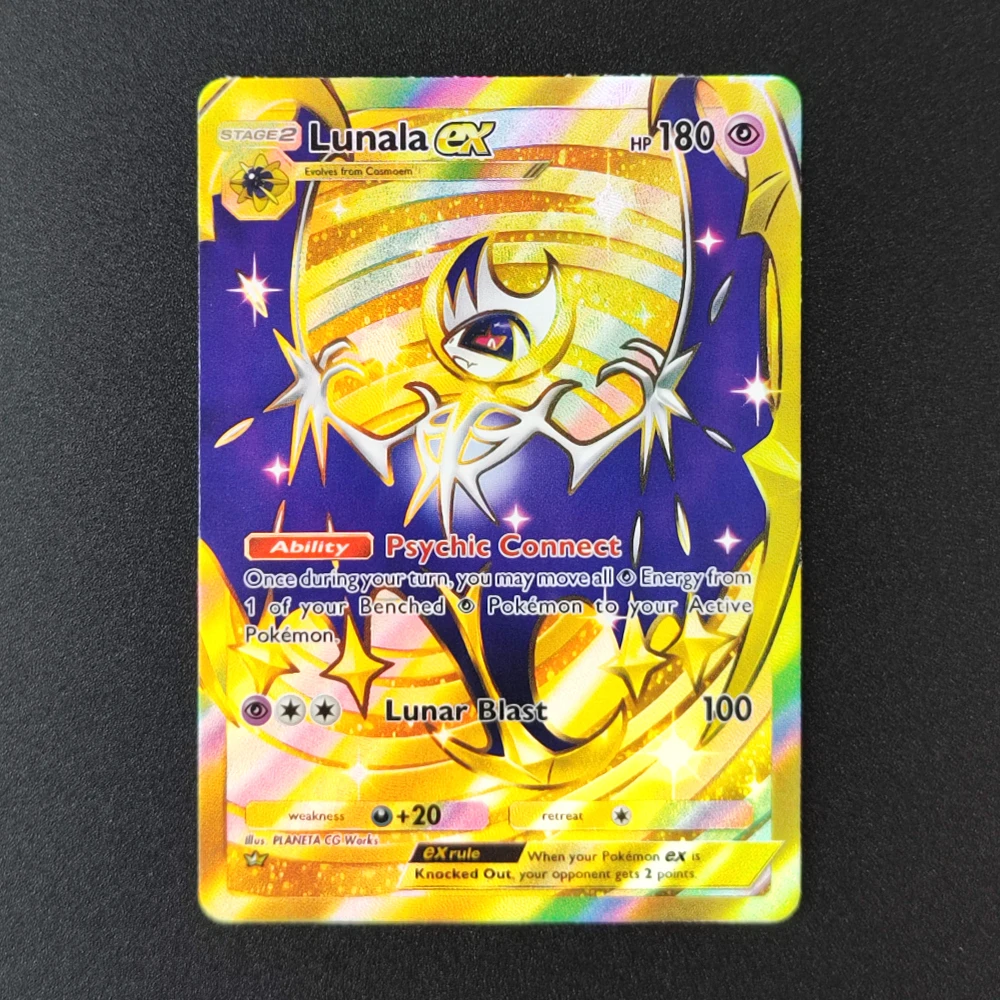 6 Stück DIY Celestial Guardians (A3) Pokemon-Karte Incineroar Alolan Raichu Lunala Solgaleo Lunala Pocket TCG Game Sammelkarten