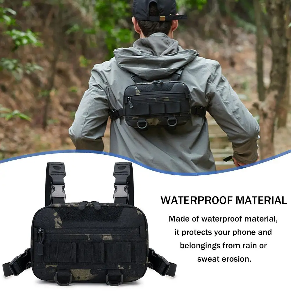 Chest Vest Bag Backpack Edc Front Rig Pouch Fishing Lure Fanny Accessories Fishing Pack S6p7