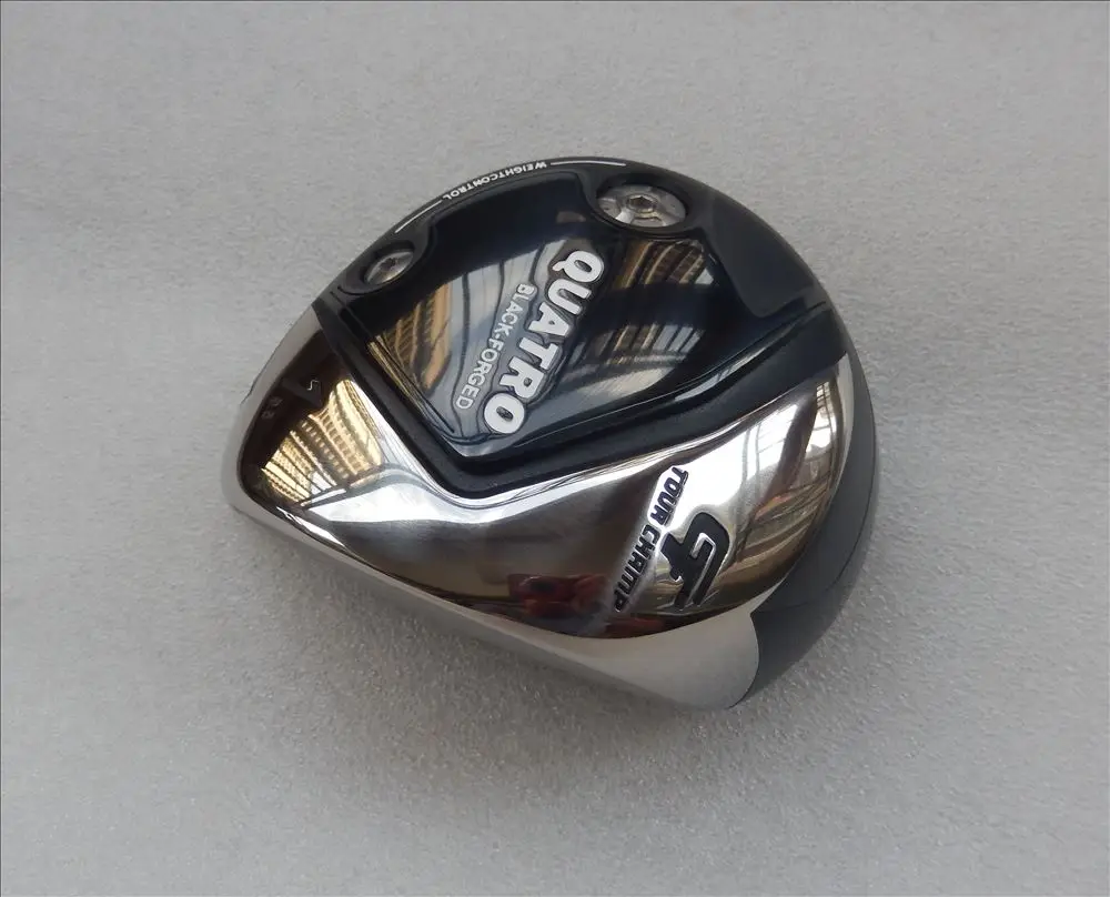 Japan Golf TOUR CHAMP QUATRO BLACK-FORGED Titanium material golf driver head Hi cor