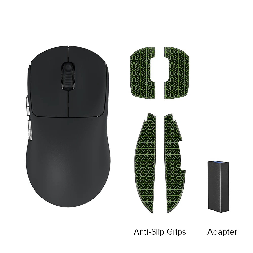 KYSONA Aztec Black Gaming Mouse PAW3395 Wireless Mouse 55g Ultra-Light 26000DPI 90 Million Optical Computer Mice For Laptop PC