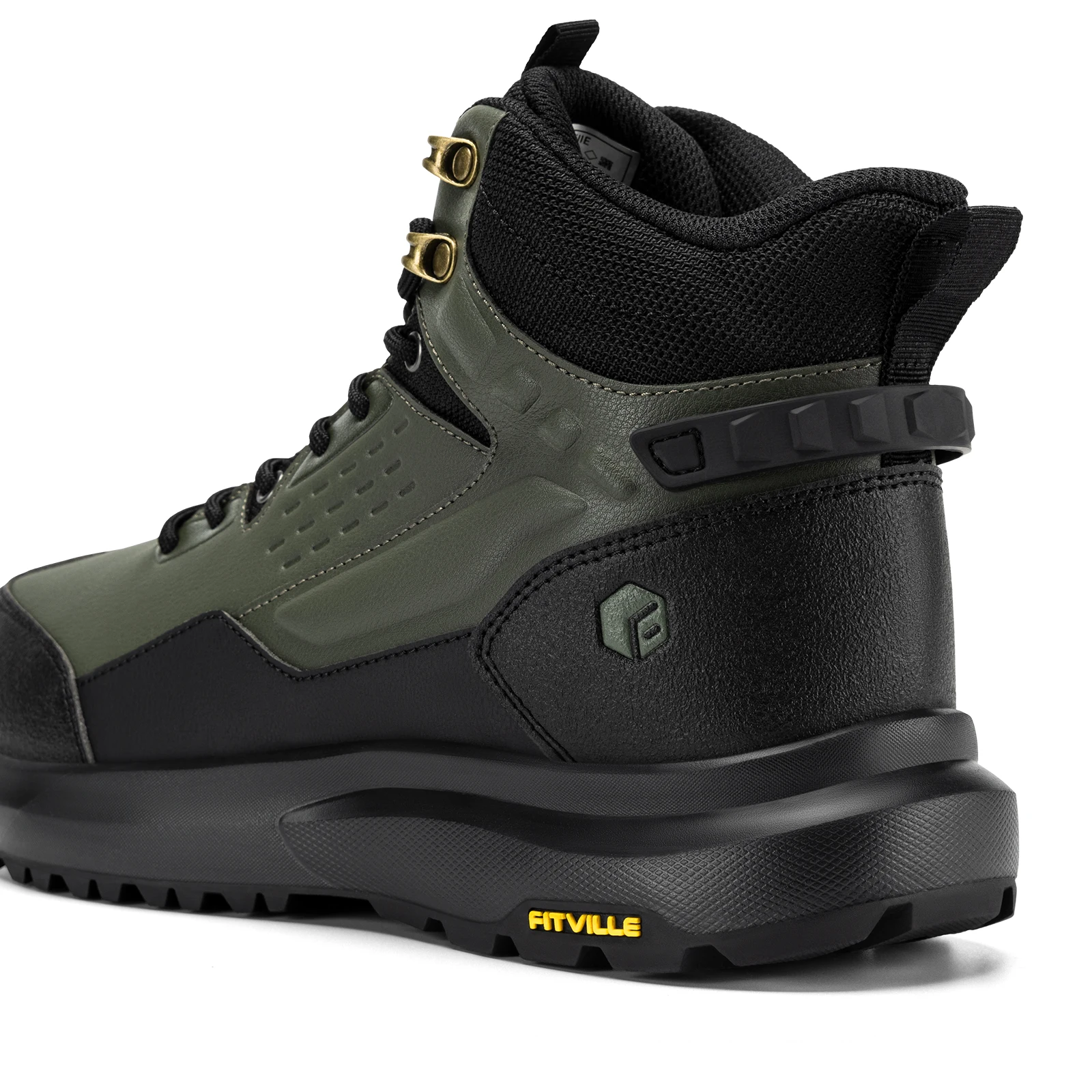 Мужские прогулочные ботинки Fittington, походные ботильоны, ботинки до середины икры, нескользящие уличные треккинговые ботинки с поддержкой Ventilat на шнуровке