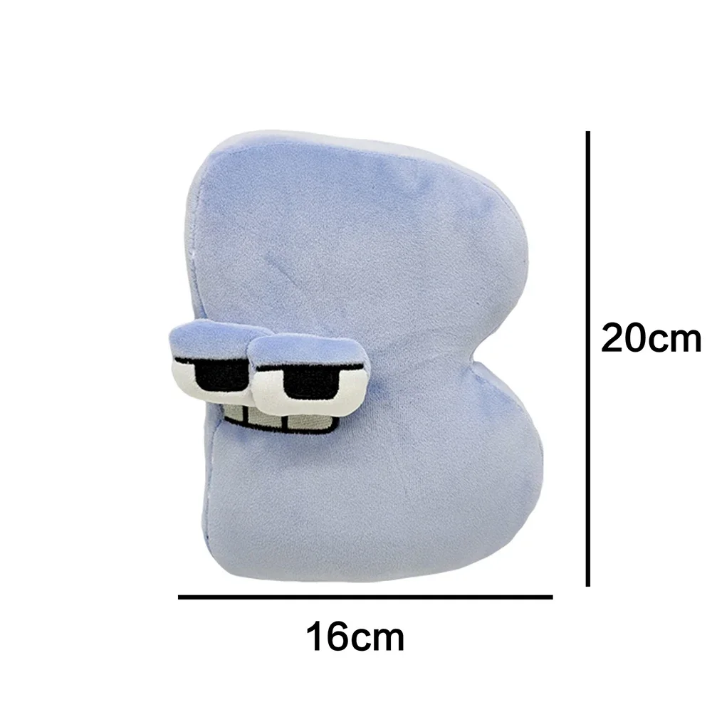 

Alphabet Lore Plush Toy English Letter Stuffed Animal Plushie Doll Toys Gift for Kids Children Educational Alphabet Lore (A-Z)