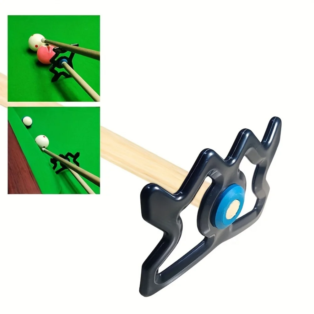 1 Portable Billiard Cue Cross-Shaped Elevated Cue Holder, Multifunctional Corner Cue Stand Fork Aid