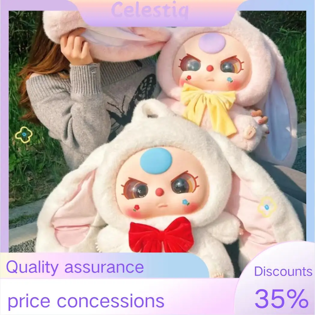 Baby Three 65cm Star Eye Rabbit Backpack Limited Edition Oversized Plush Toy Surprise Gift Blind Box Pink Doll Children Toy Gift