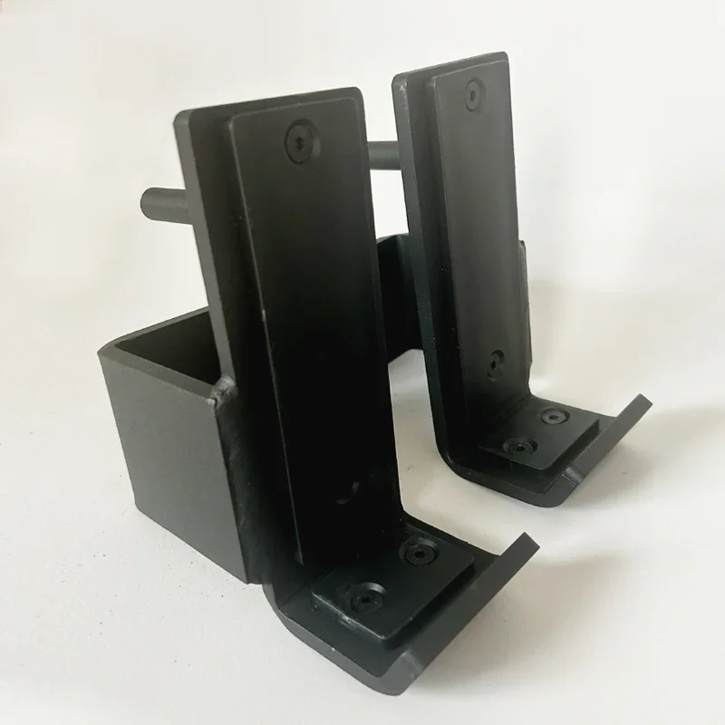 A Pair Upgrade J-hooks Barbell Holder For Power Rack J-hook For 75x75 60x60 50x50mm Squat Racks With 25mm Hole Rack Accessories