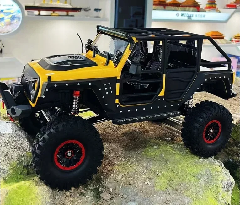 

Радиоуправляемый 1: 4 4wd с электрической лебедкой, внедорожник Wrangler, Реплика, Подлинная модель Wltoys 104026, сплав, дифференциальный замок, подарок