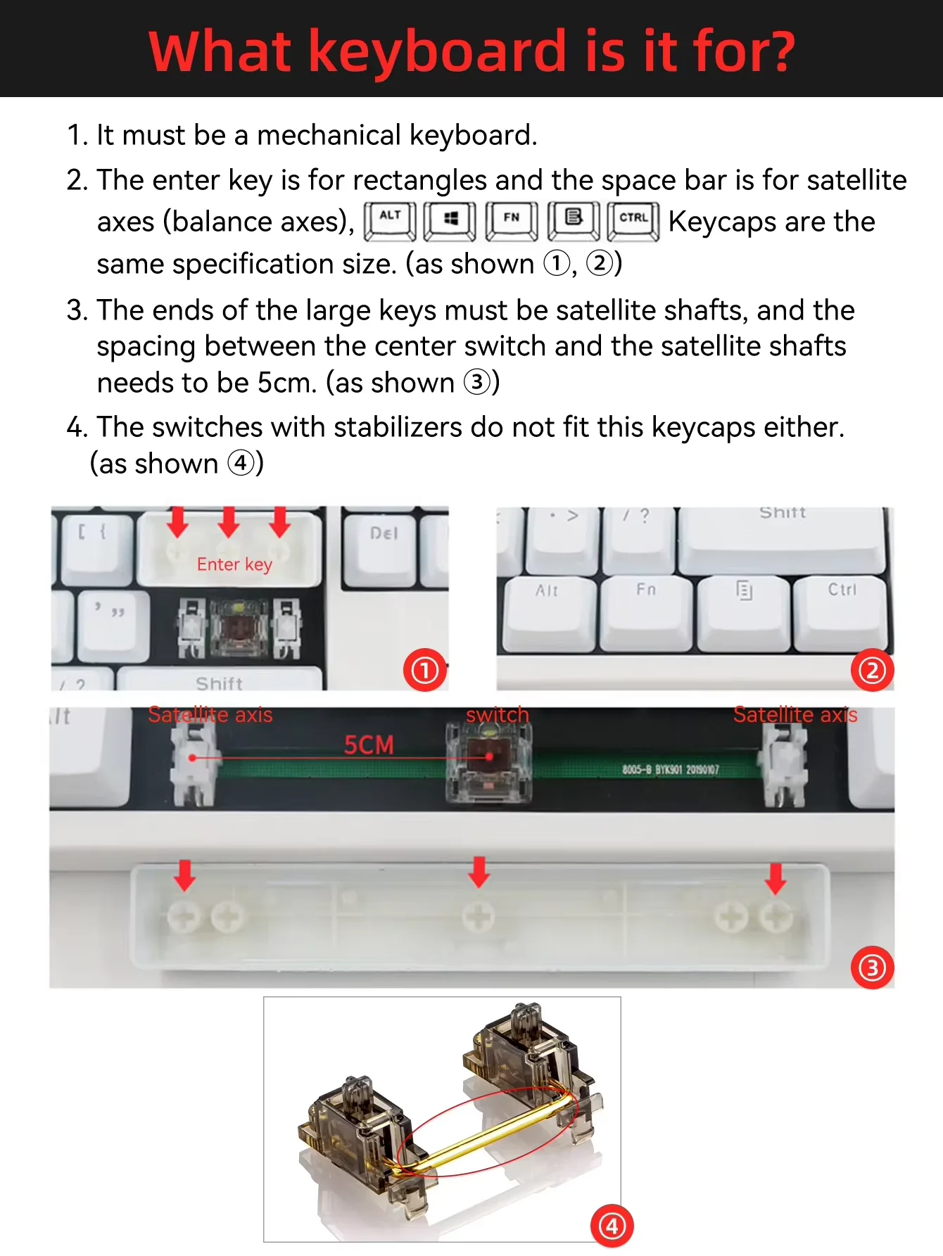 129Keys Pudding Keycaps PBT Double Shot Keycaps for 60 80 100% Layout OEM Profile for RGB Mechanical Gaming Translucent Keyboard image 6