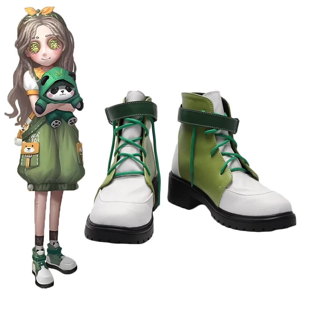 Game Identity V Little Girl Cosplay Shoes Leather Low Top Short Boots Prop Performance Gardener Accessories Rolls Partner Woman