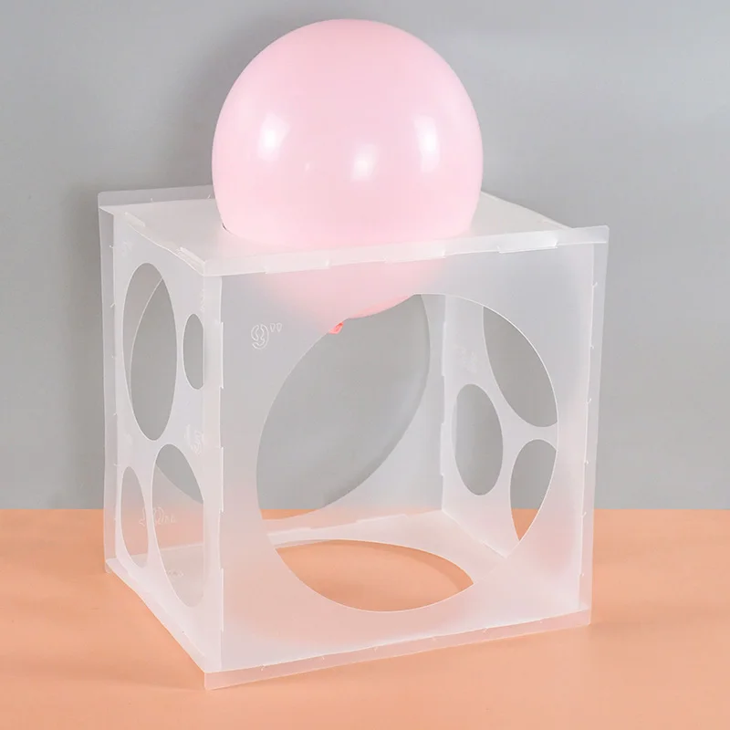 

11 Holes Balloon Sizer Box 2-10inch Balloons Measuring Box for Wedding Birthday Party Baloon Arch Column Decoration Ballon Tools