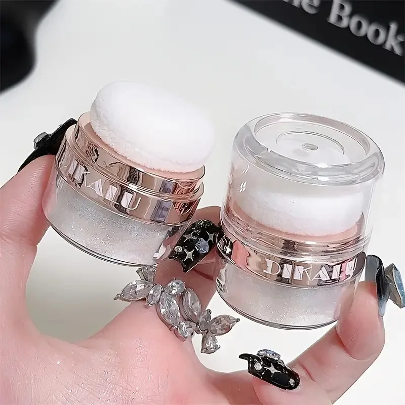 글리터 페어리 하이라이트 패트 파우더 신부 웨딩 하이라이트 파우더 바디 글리터 파우더 반짝임 메이크업 선물/파티 コスメ