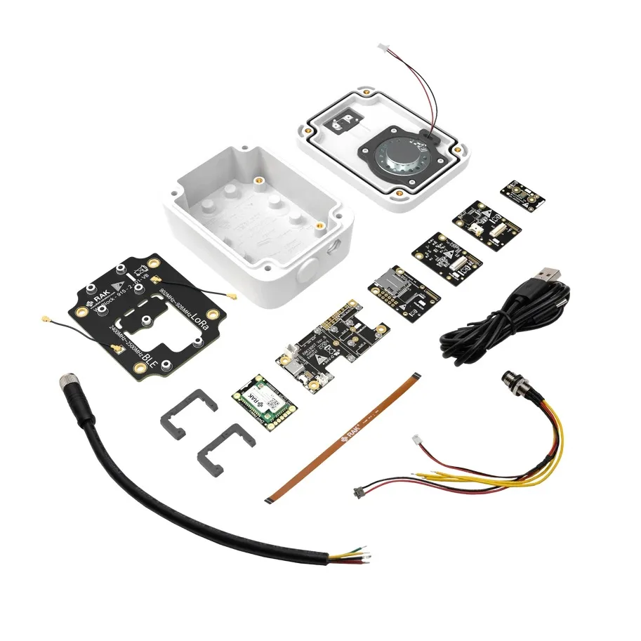 WisBlock Voice Processing Starter Kit Voice-enabled WisBlock kit with microphone, speaker, and DSP module RAK10713