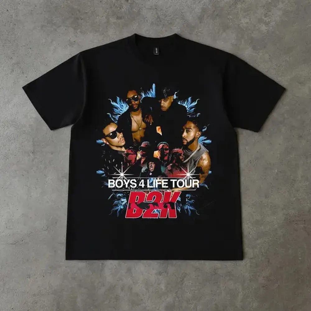 Bow Wow x B2K Boys 4 Life Tour T-Shirt, 2026 Concert Graphic Tee, Reunion Tour Apparel, Music Fan Gift, Cute Rapper Design