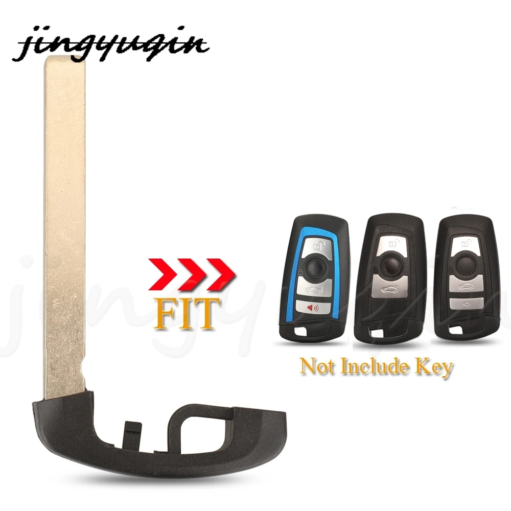 jingyuqin Replacement Smart Emergency Insert Key Blade For BMW 1 3 5 Series F10 F20 F30 F40