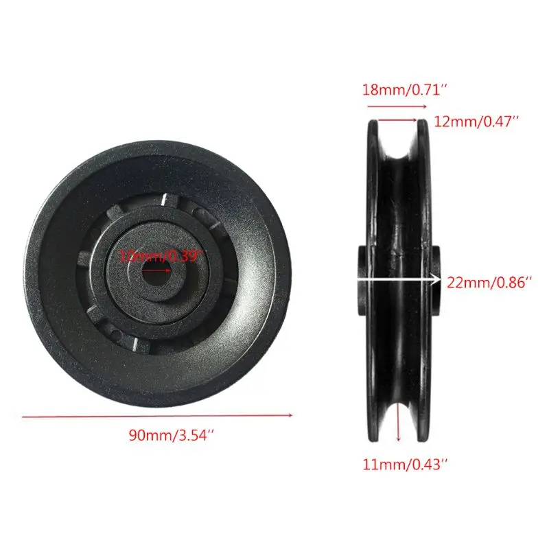 Universal Gym Bearing Pulley Wheel, Equipment Parts Replacement for Cable Machine Gym Fitness Sport Equipment Wearproof