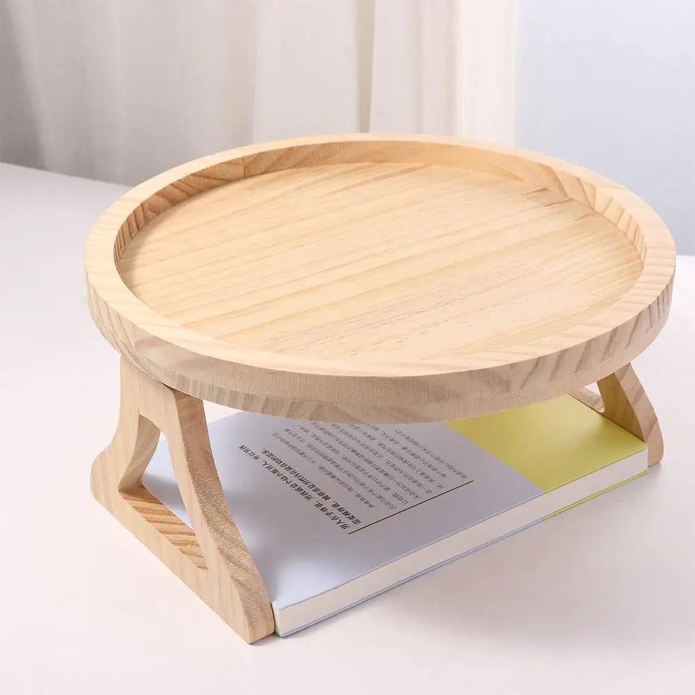 NEW Sofa Tray Table Sofa Armrest Clip-On Tray Natural Bamboo Sofa Tray Practical TV Snack Tray For Remote Control Coffee Snacks