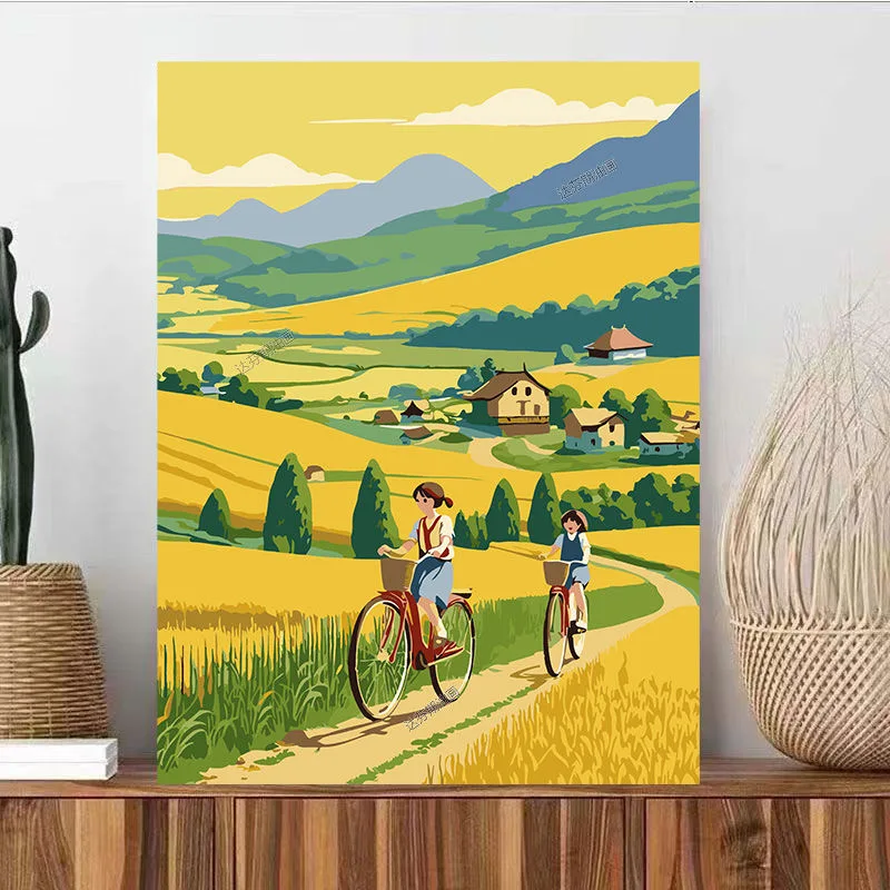 

1-0126 Modern Abstract Floral Oil Painting - Colorful Flowers Art - Unique Home Decor