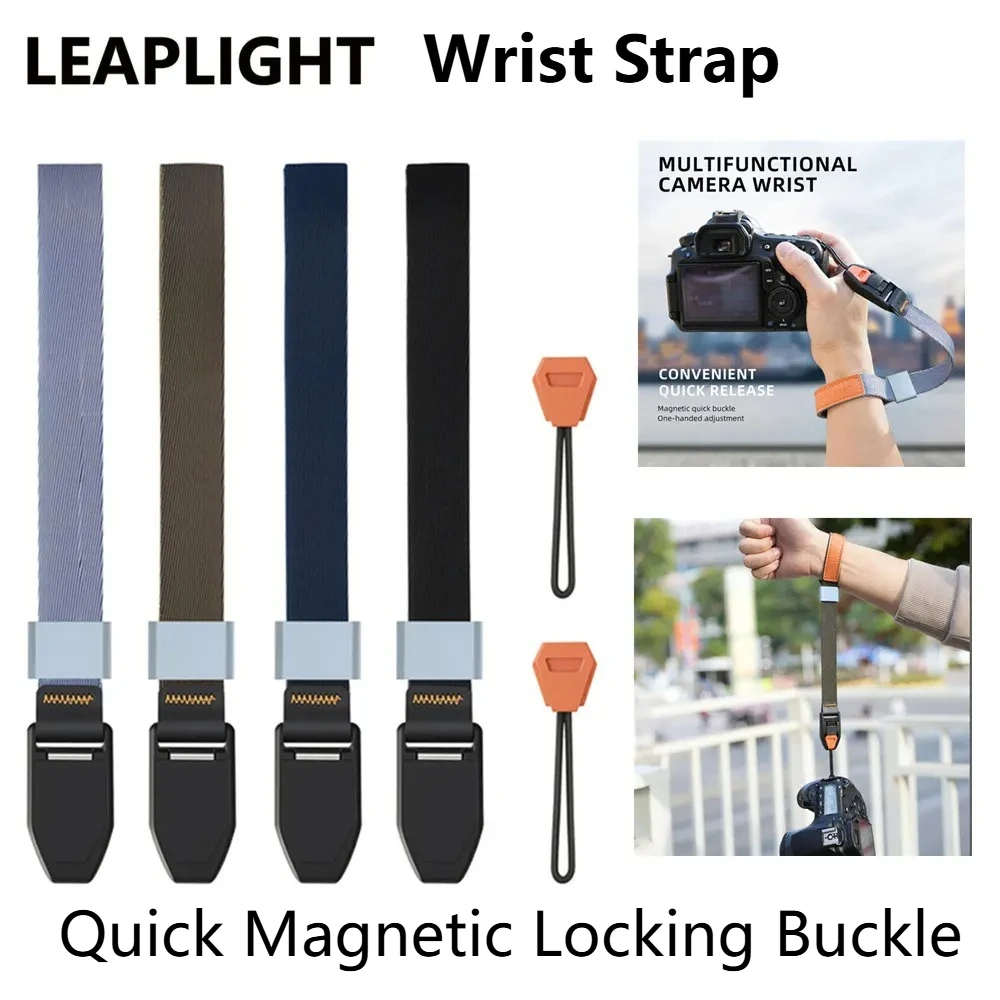 

Leaplight Wrist Strap Quick Magnetic Locking Buckle Wrist Strap for Sony Canon Nikon DSRL SLR Camera Strap High Load-bearing
