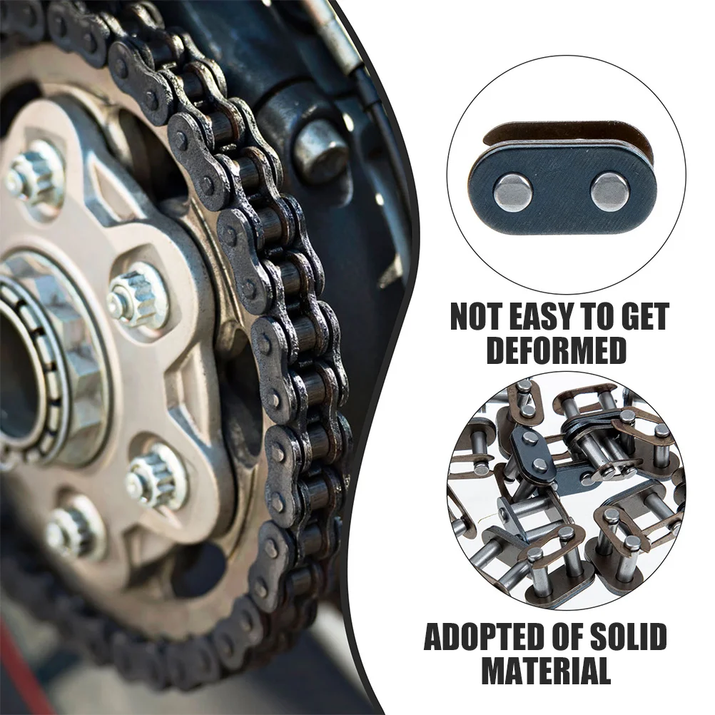 

16Pcs Chain Joint Link Durable Quick Release Buckle Motorcycle Accessories Easy Installation Robust Construction