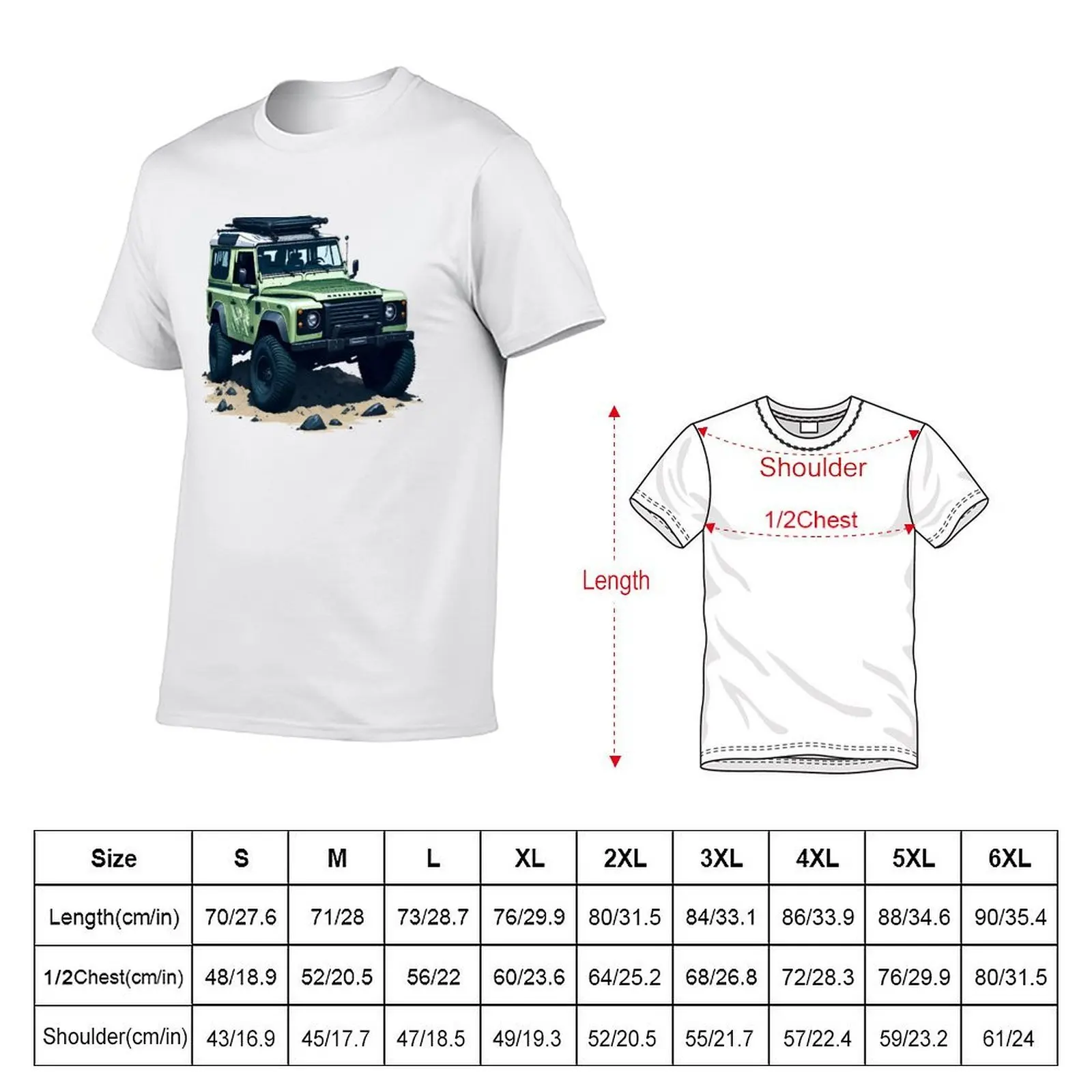 OffRoad Adventure SUV truck 4x4 retro vintage design T-Shirt summer tops Louboutins cotton t shirt men