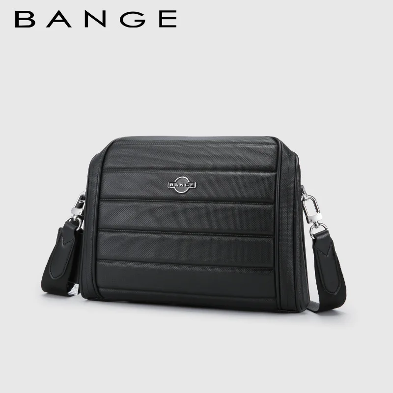 Men Shoulder Bag Casual Go Everywhere Travel Portable Cross Body  Bag Light Luxury Urban Minimalist Mailman Bag